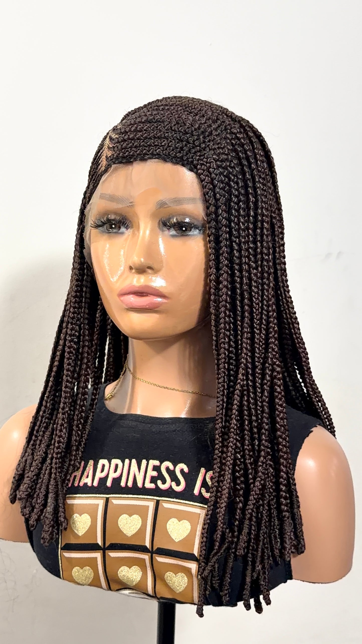 18” Zuri Luxury Braided Lace Wig