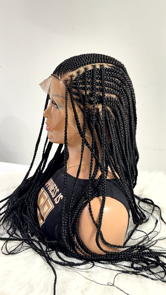 38” Sasha Luxury Braided Lace Wig