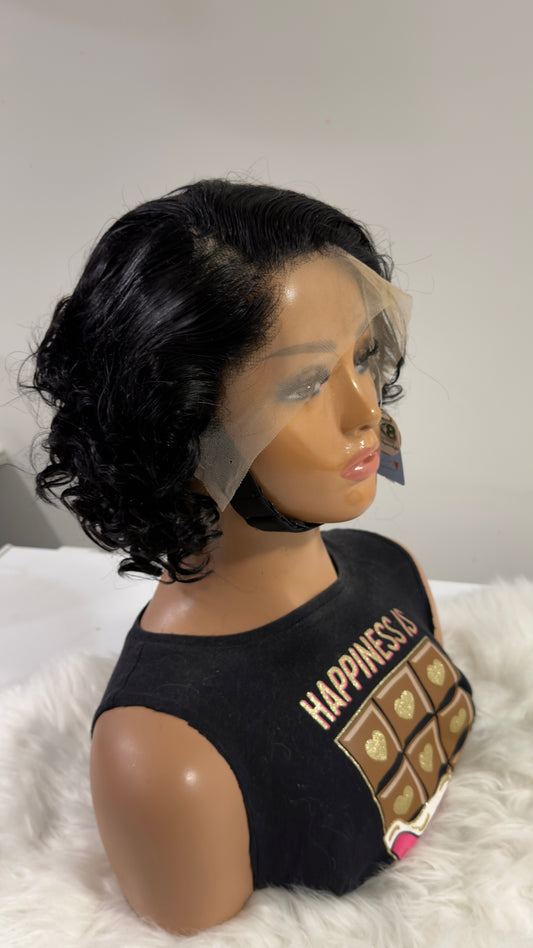 Zara Curl – 13x4 HD Lace Frontal Human Hair Wig (Soft Curly) Effortless curls. Seamless melt. Everyday luxury.
