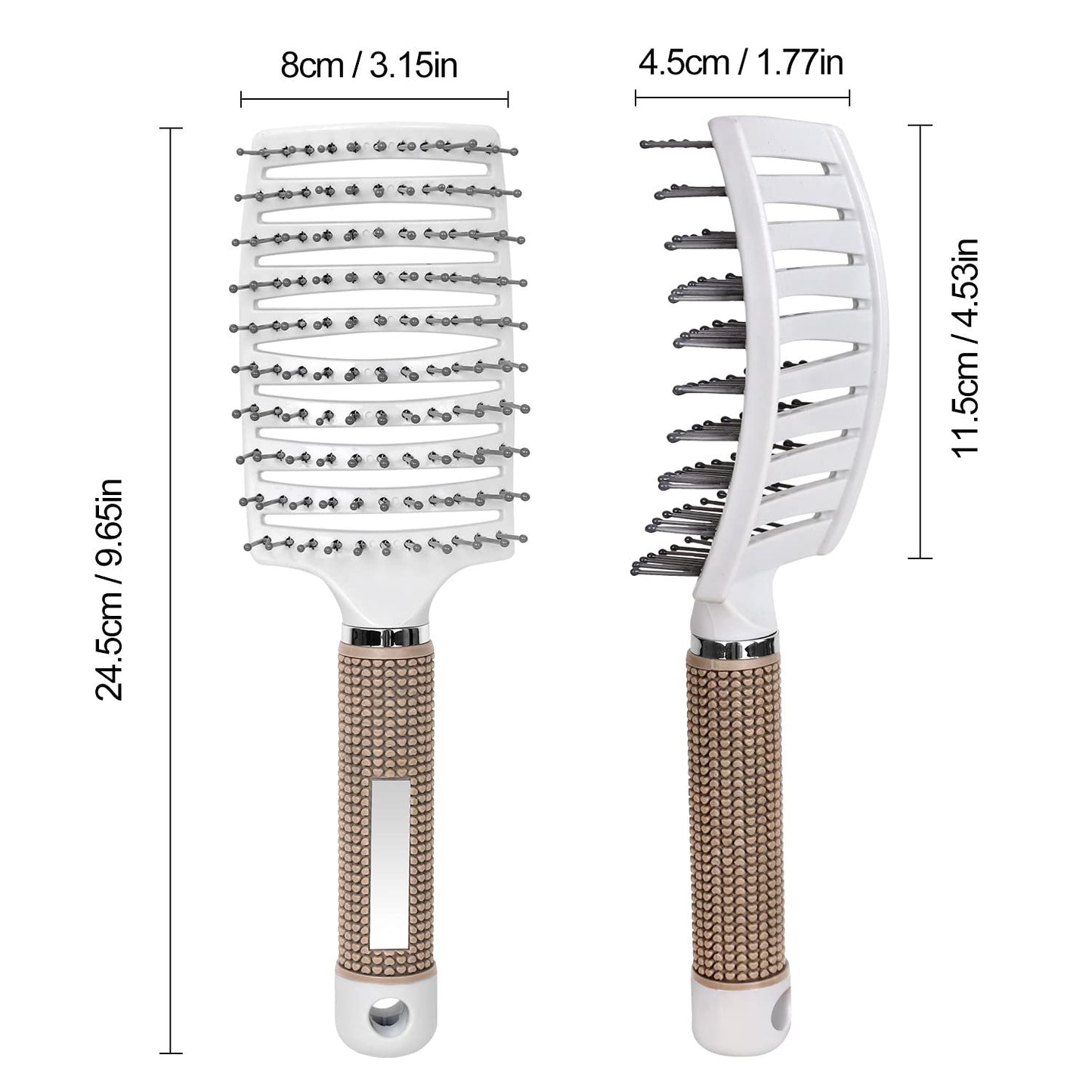 FlexVent Detangling Paddle Hair Brush – Lightweight, Fast-Dry Styling for All Hair Types