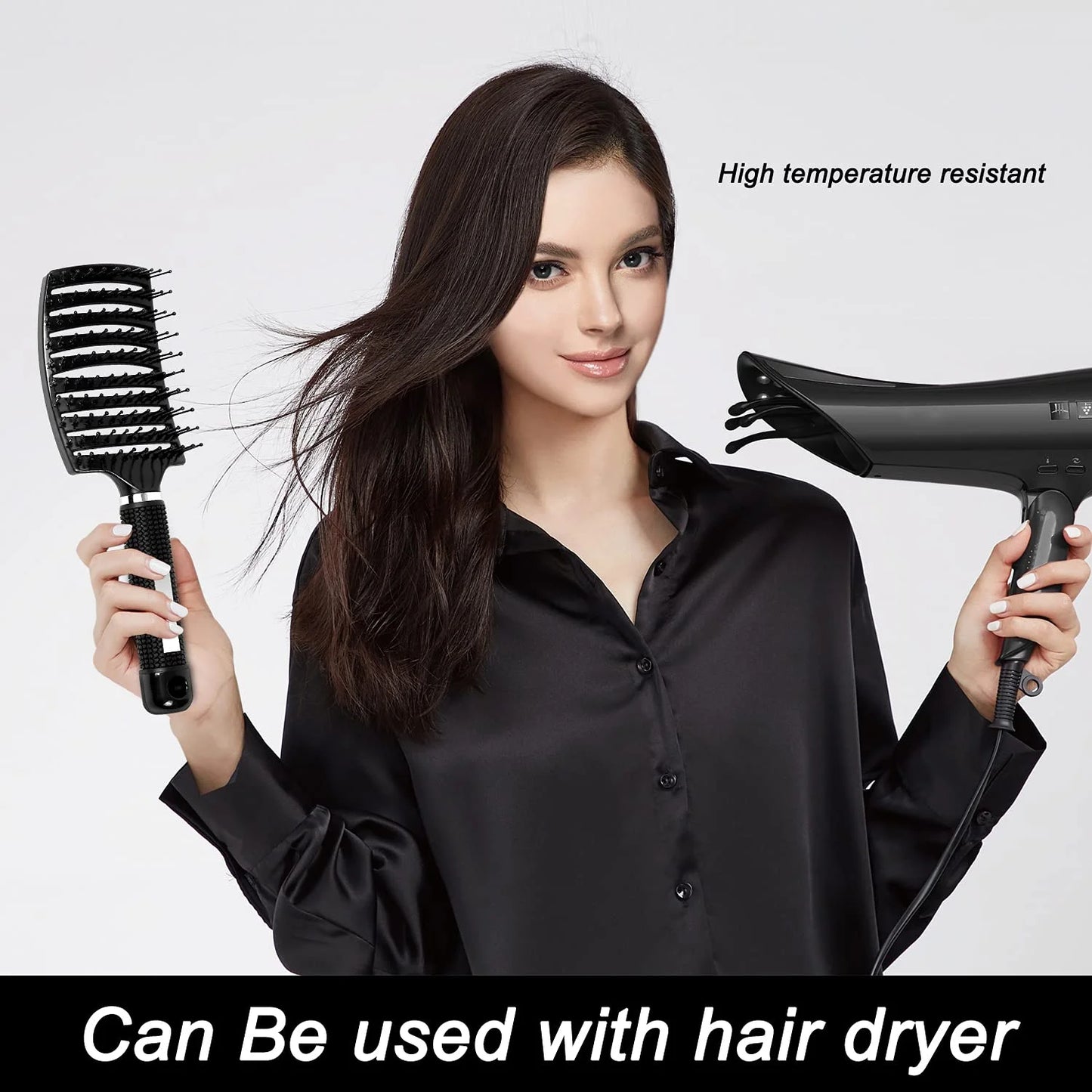 FlexVent Detangling Paddle Hair Brush – Lightweight, Fast-Dry Styling for All Hair Types