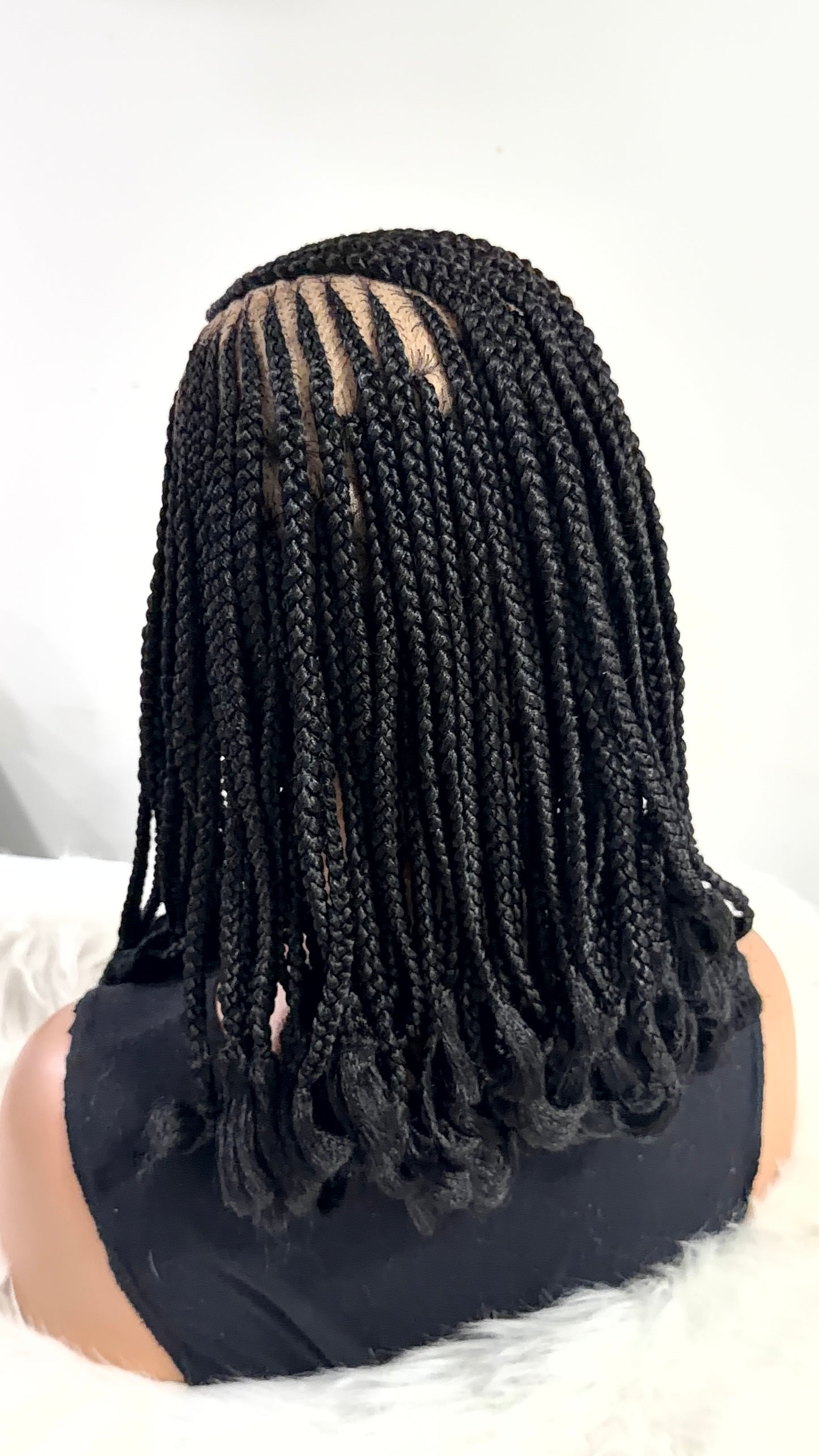 12” Mina Luxury Braided Lace Wig