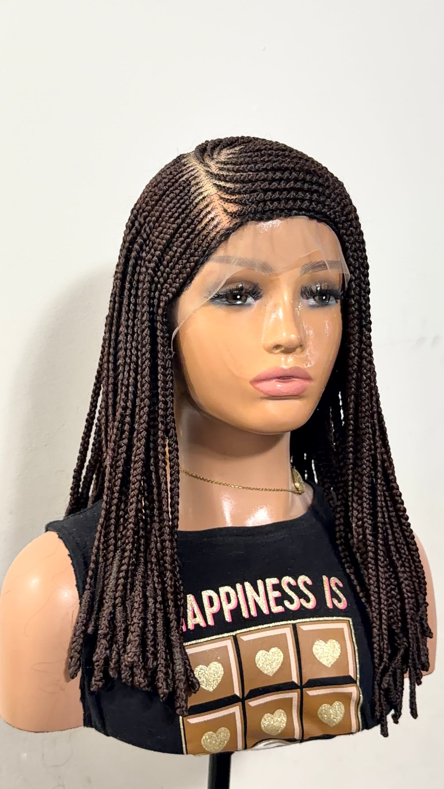 18” Zuri Luxury Braided Lace Wig