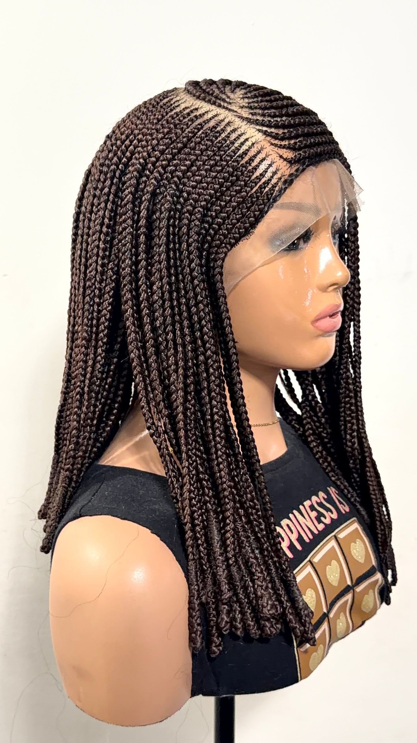 18” Zuri Luxury Braided Lace Wig