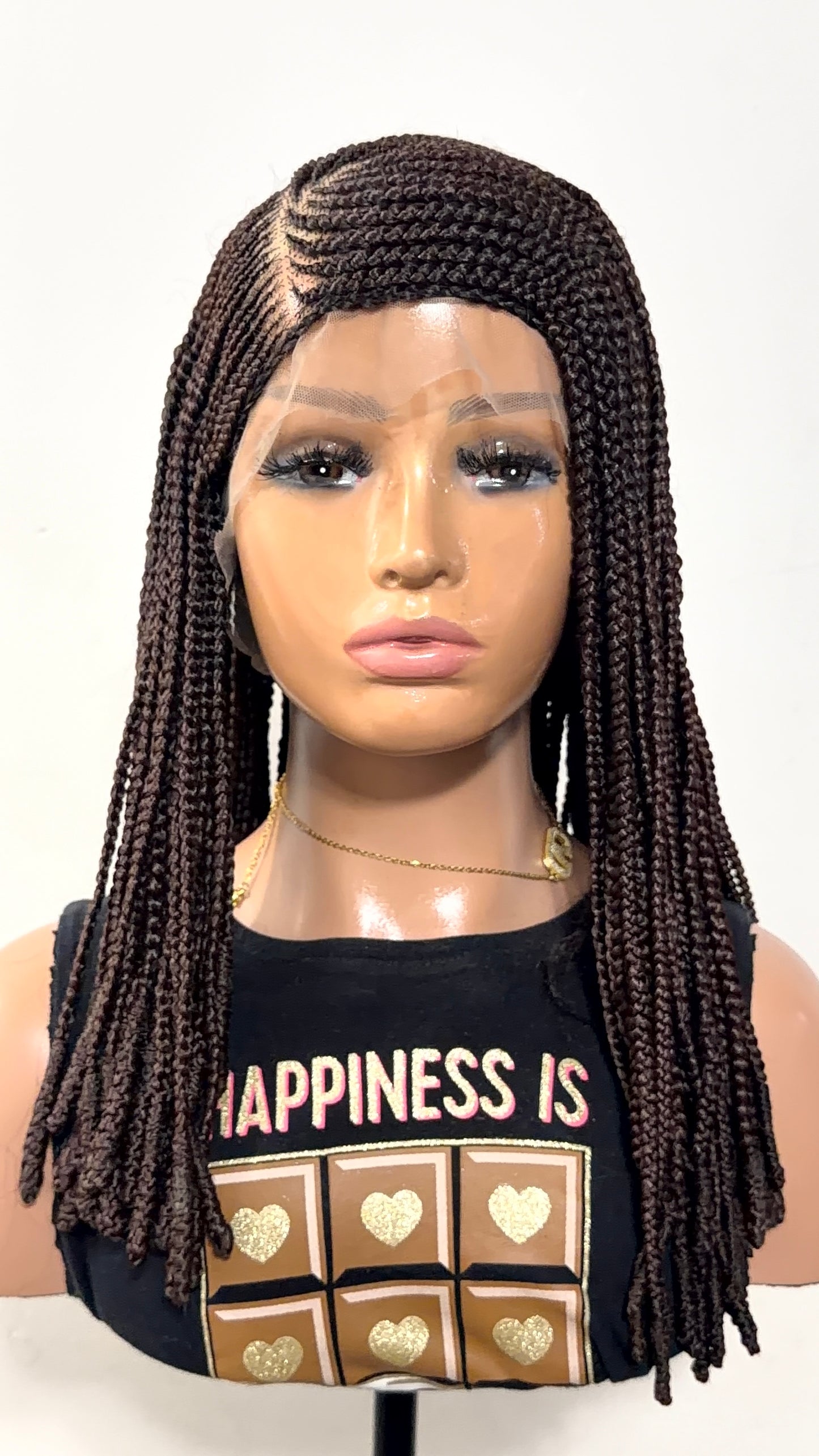 18” Zuri Luxury Braided Lace Wig