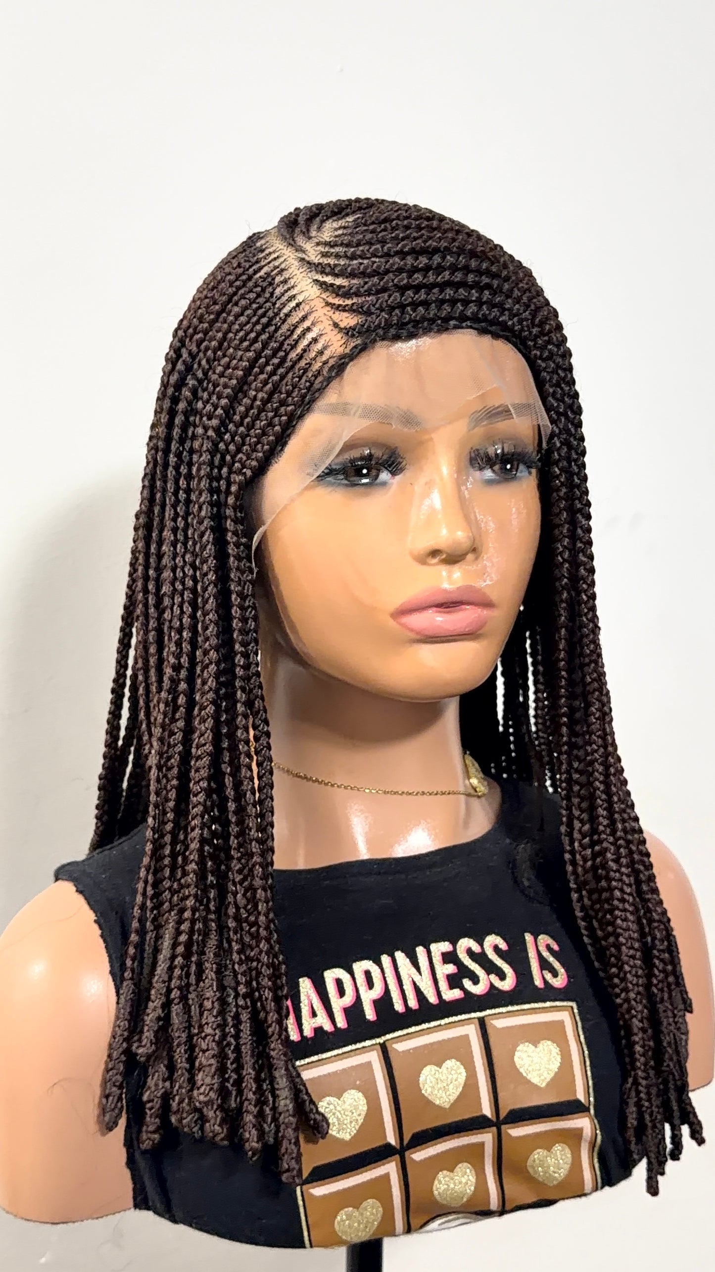 18” Zuri Luxury Braided Lace Wig