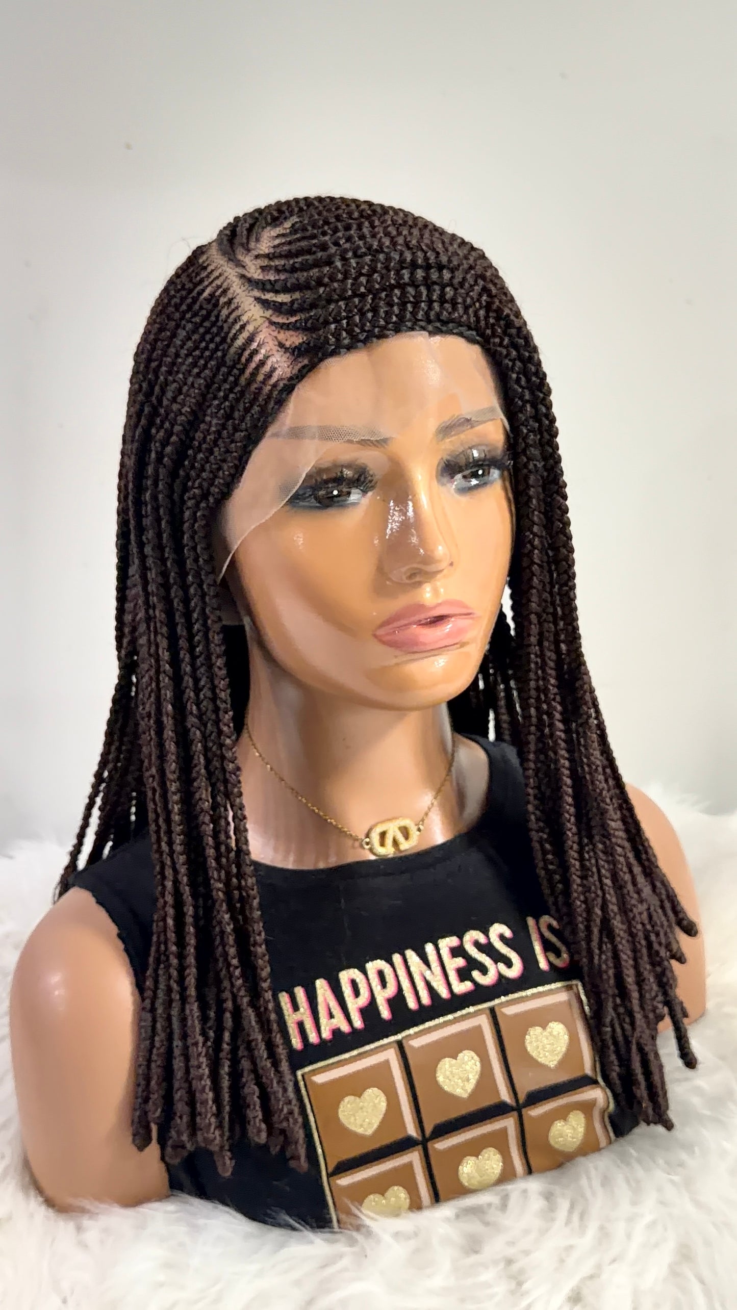 18” Zuri Luxury Braided Lace Wig