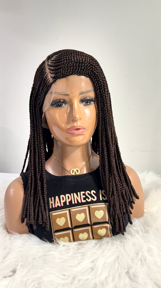 18” Zuri Luxury Braided Lace Wig