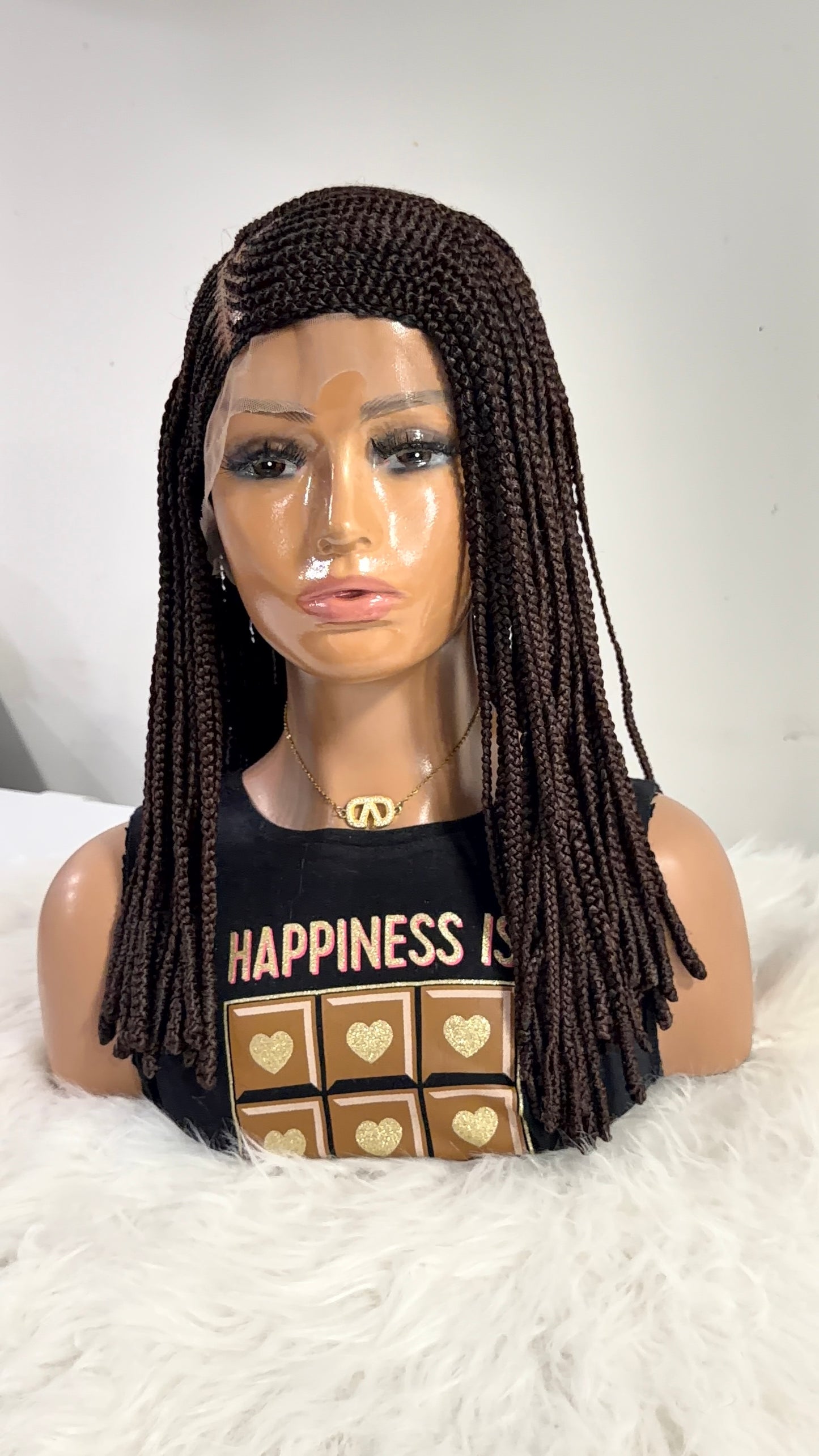 18” Zuri Luxury Braided Lace Wig