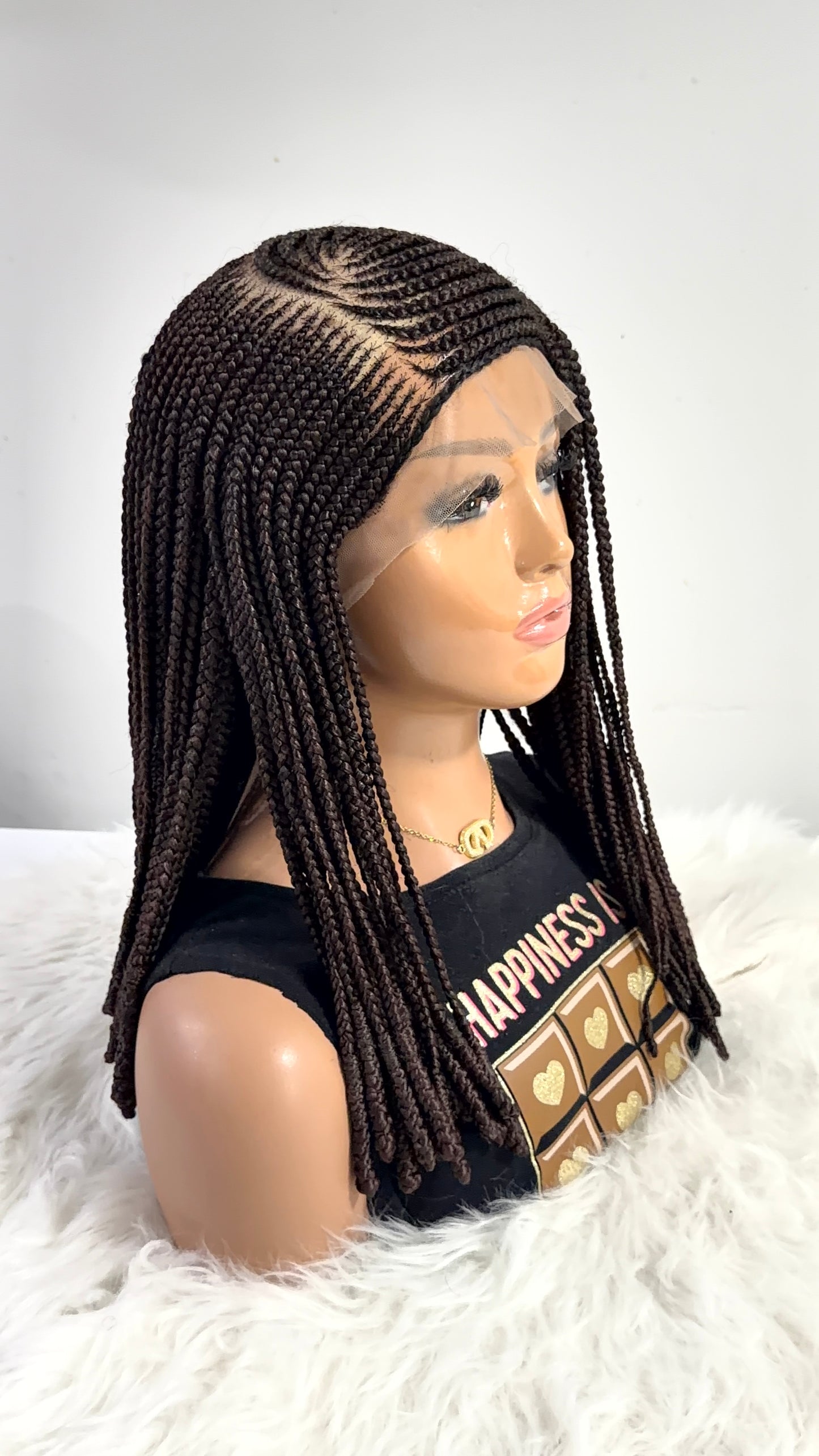 18” Zuri Luxury Braided Lace Wig