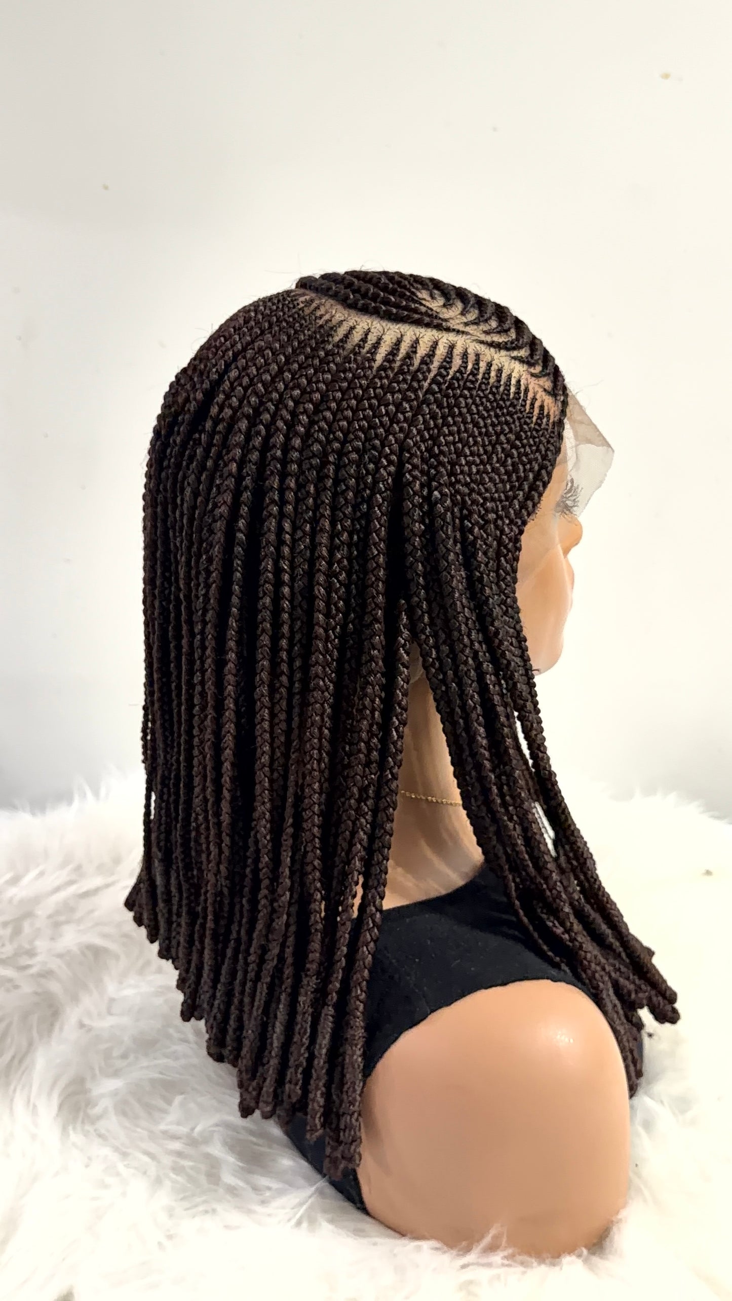 18” Zuri Luxury Braided Lace Wig