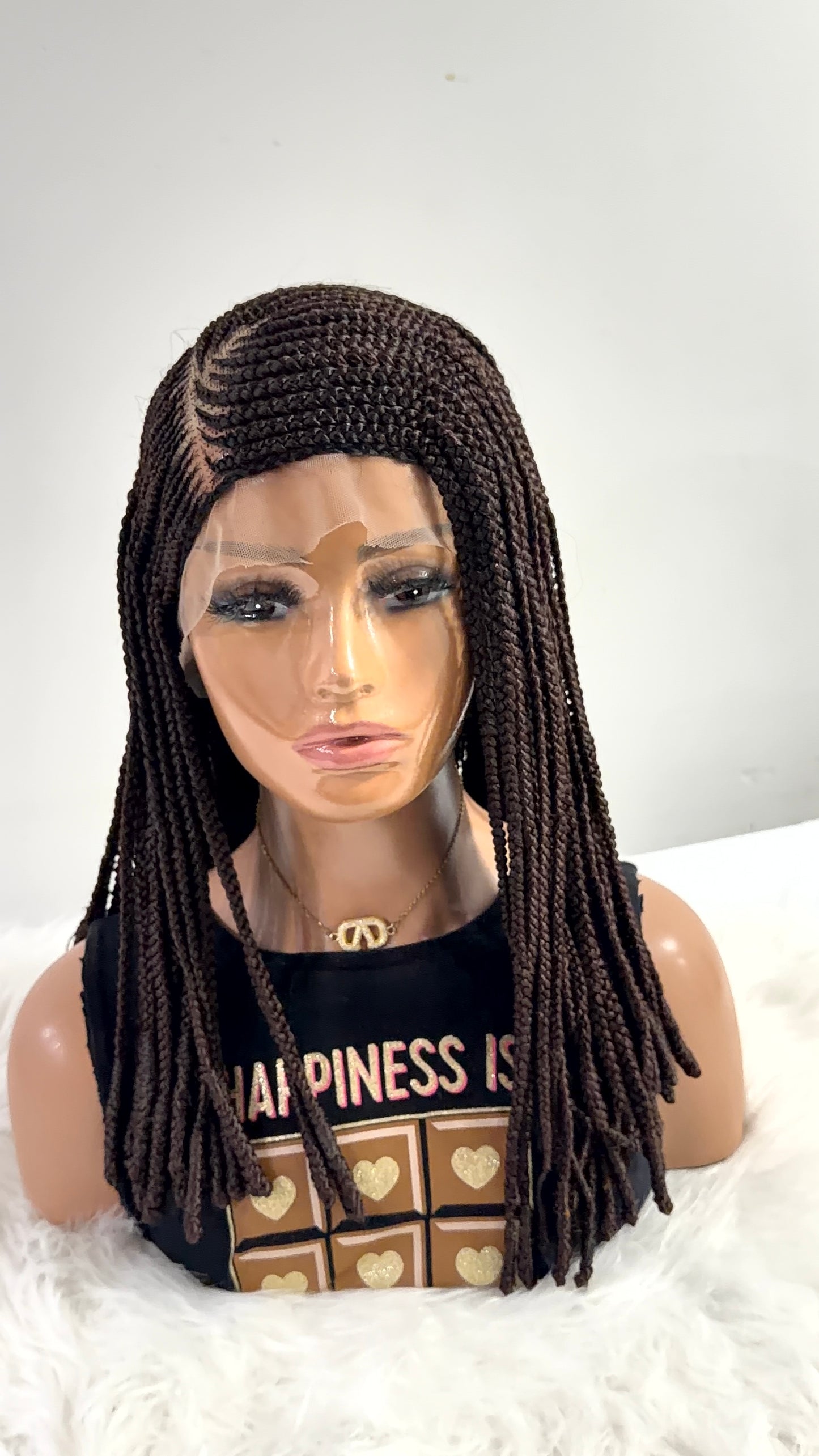 18” Zuri Luxury Braided Lace Wig