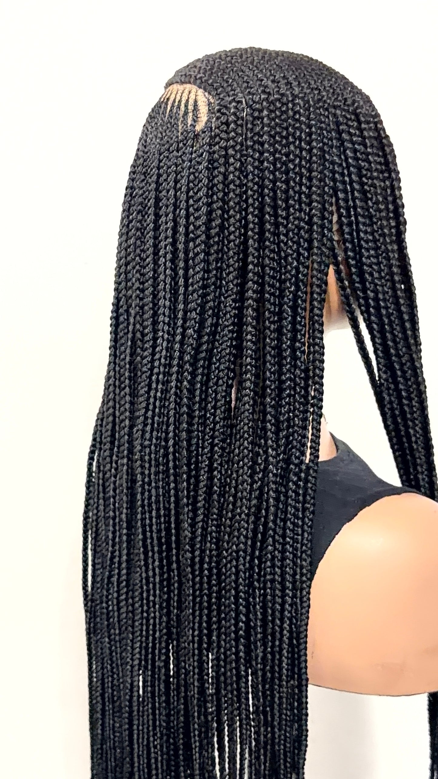 38” Lora  Luxury Braided Lace Wig