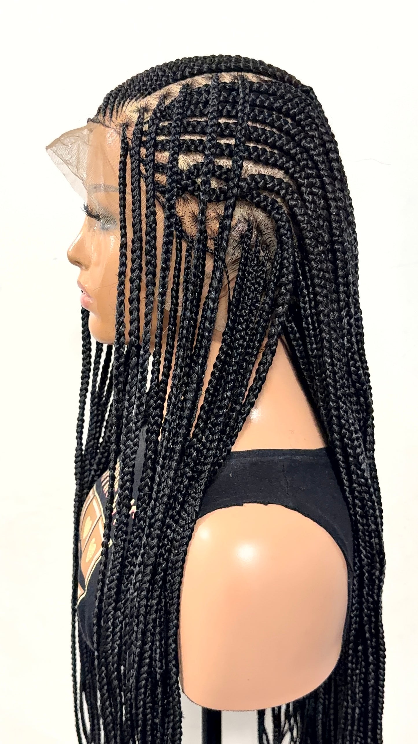 38” Sasha Luxury Braided Lace Wig
