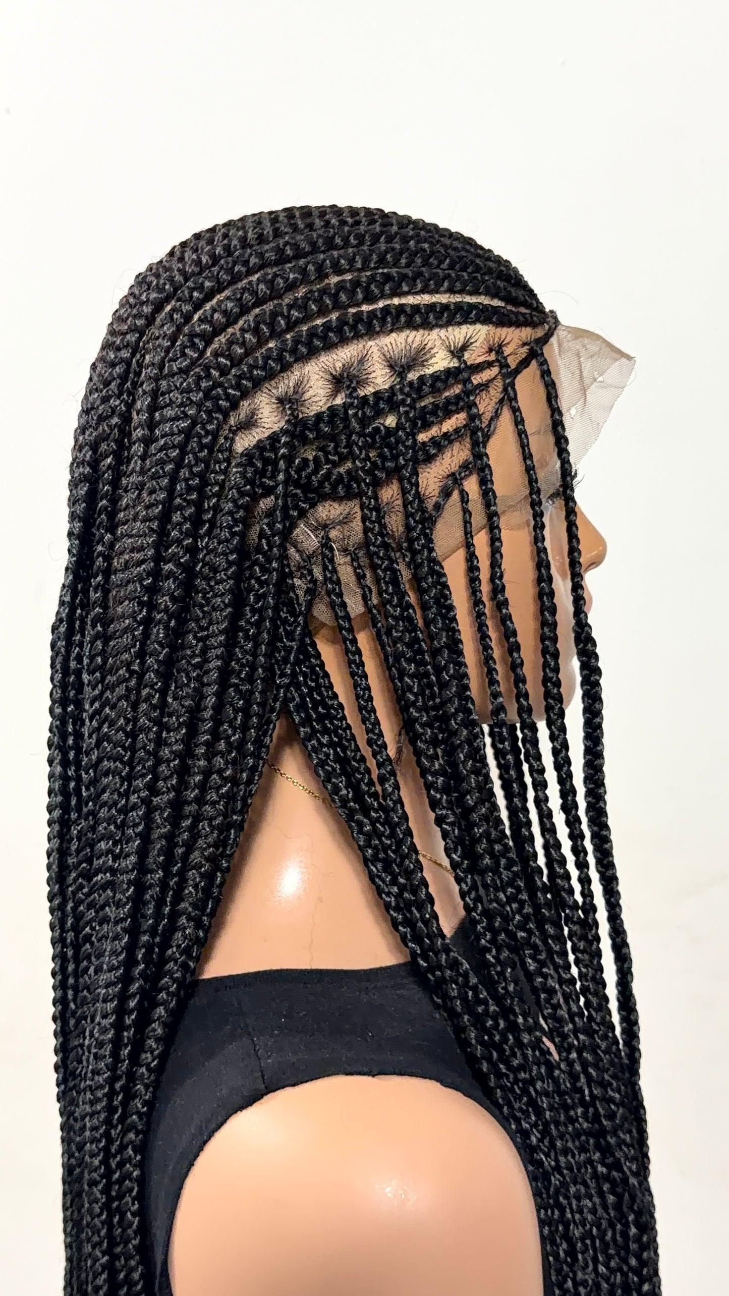 38” Sasha Luxury Braided Lace Wig