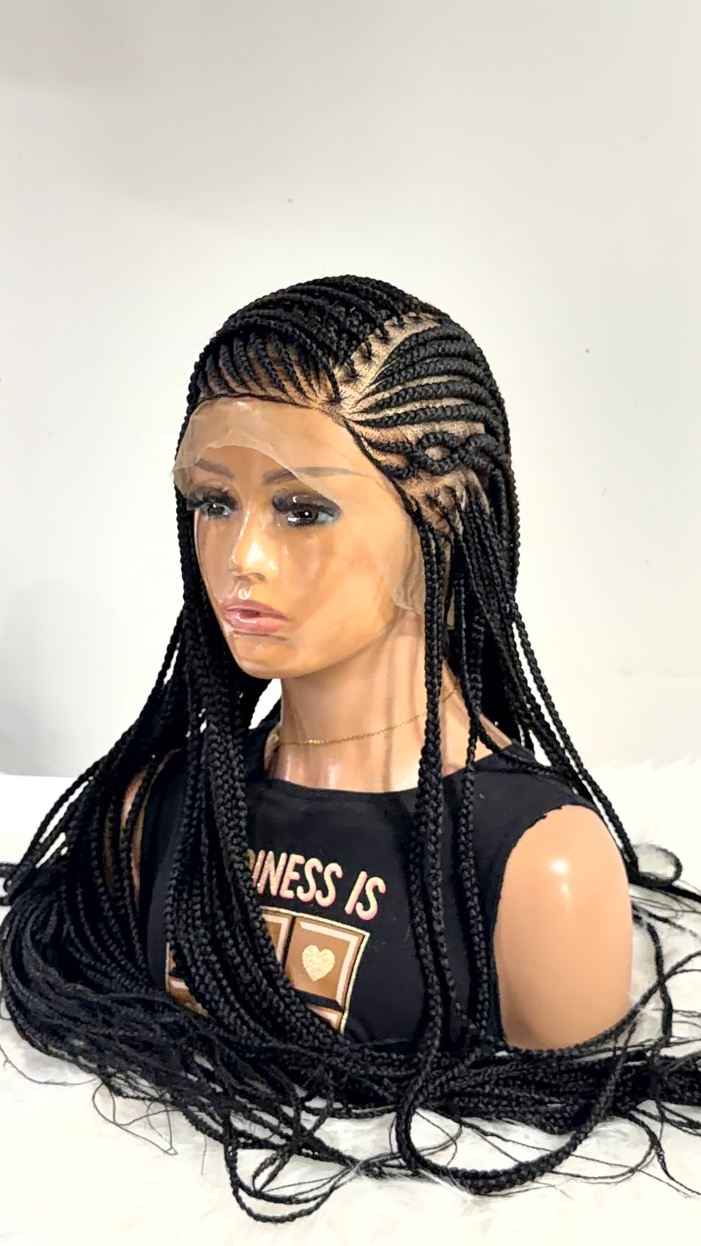 38” Sasha Luxury Braided Lace Wig