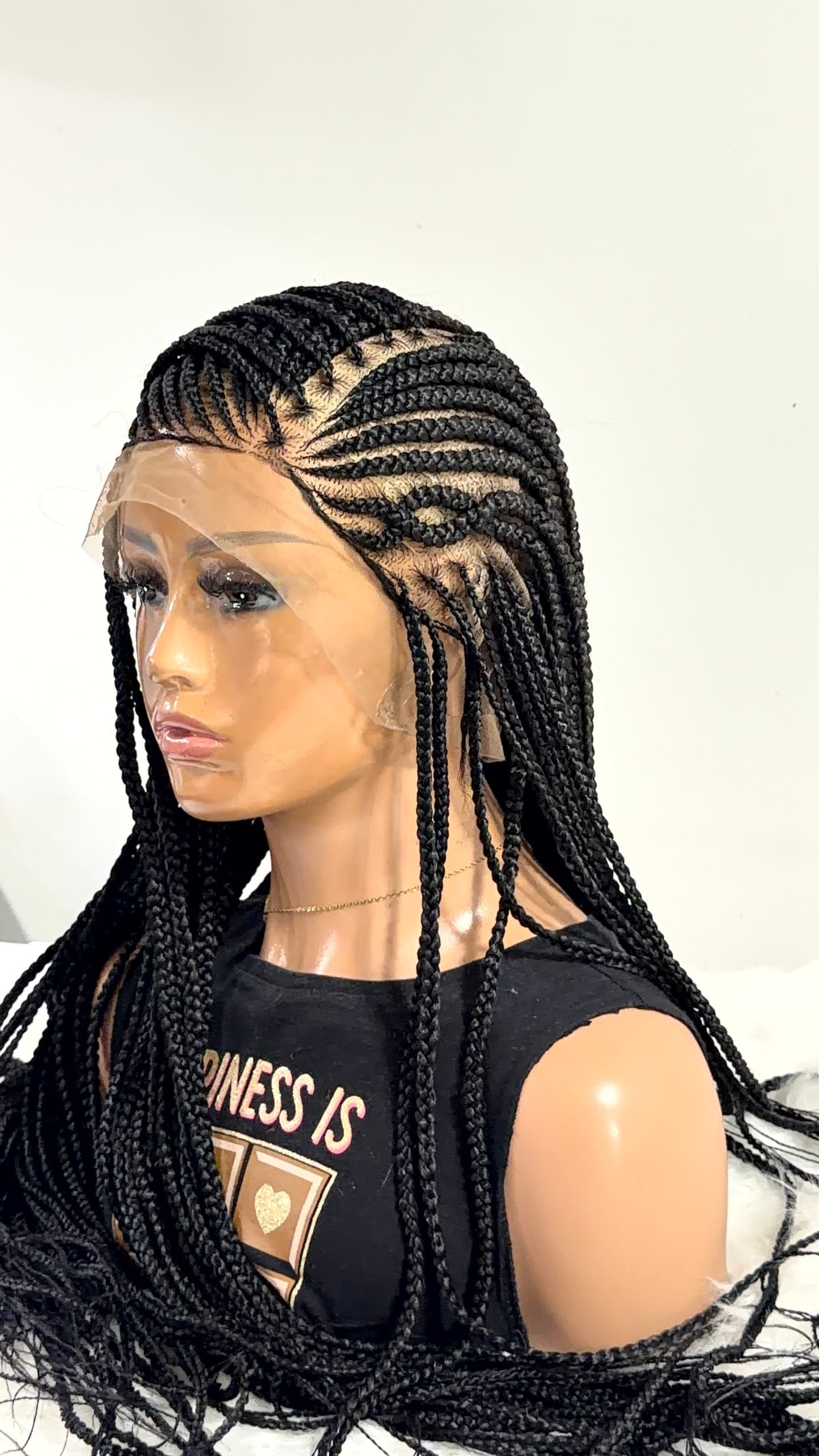 38” Sasha Luxury Braided Lace Wig