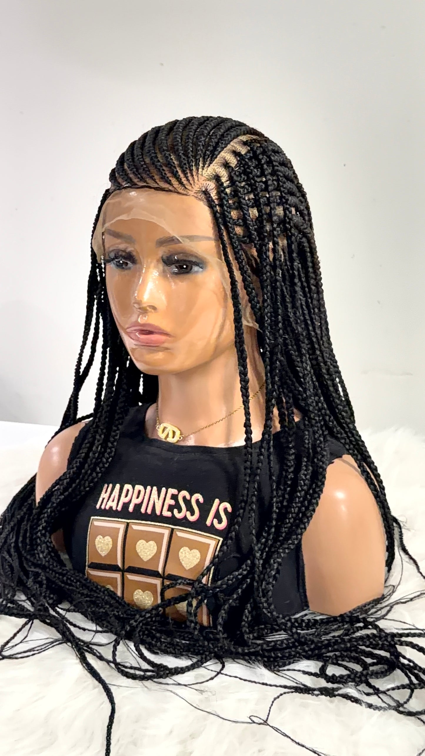 38” Sasha Luxury Braided Lace Wig