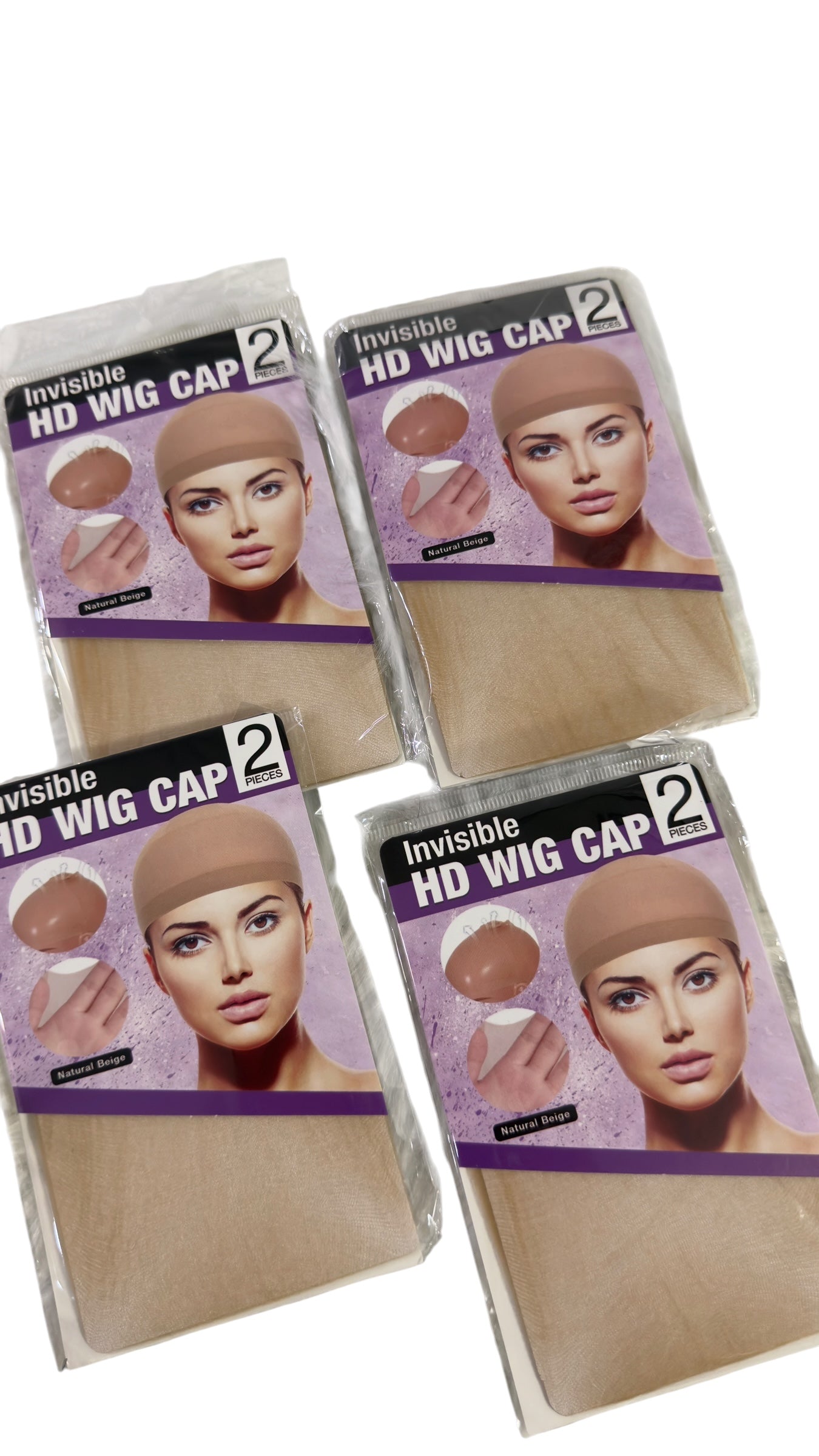 Invisible HD Wig Cap (2pcs) – Ultra Thin, Seamless Melt for Lace Wigs